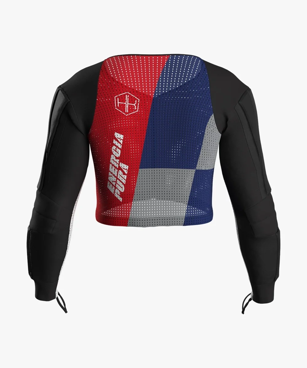 Energiapura Racing protektoros felső, versenyzői dizájn (junior) (Kristoffersen), 2. nézet