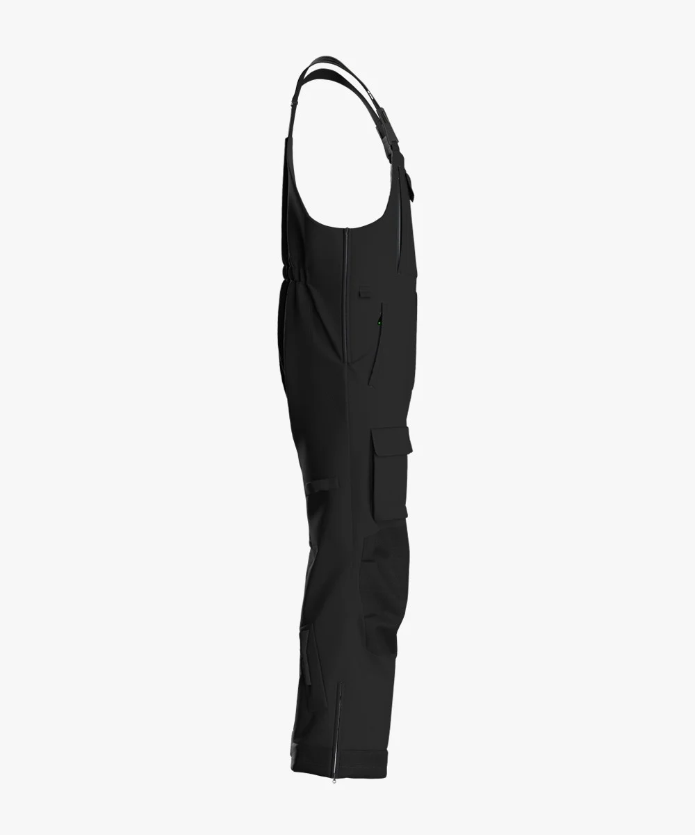 Energiapura Soelden kantáros edzői sínadrág térdvédővel síruha (Black), 4. nézet