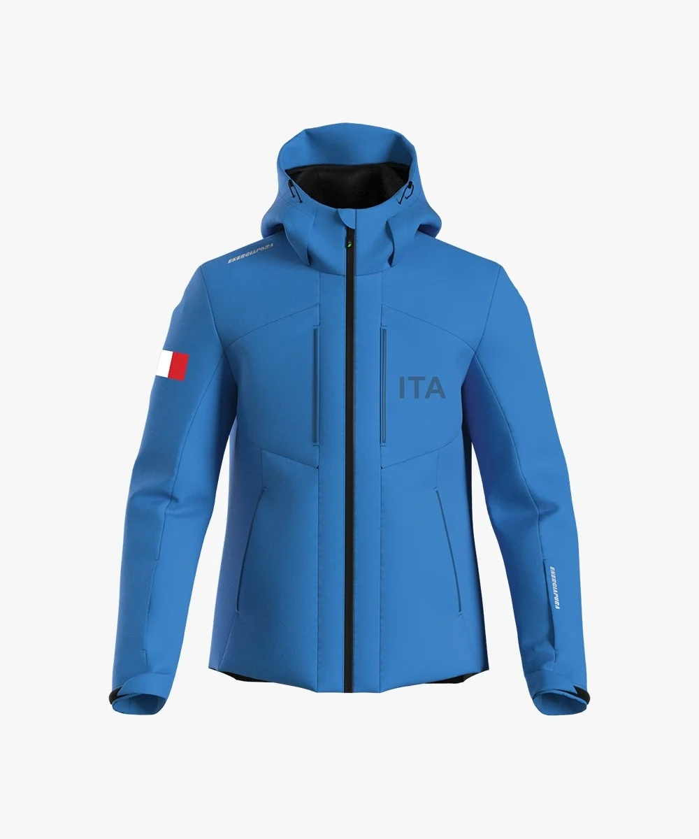 Energiapura Siat kapucnis síkabát, Italia (felnőtt) síruha (Turquoise), 1. nézet