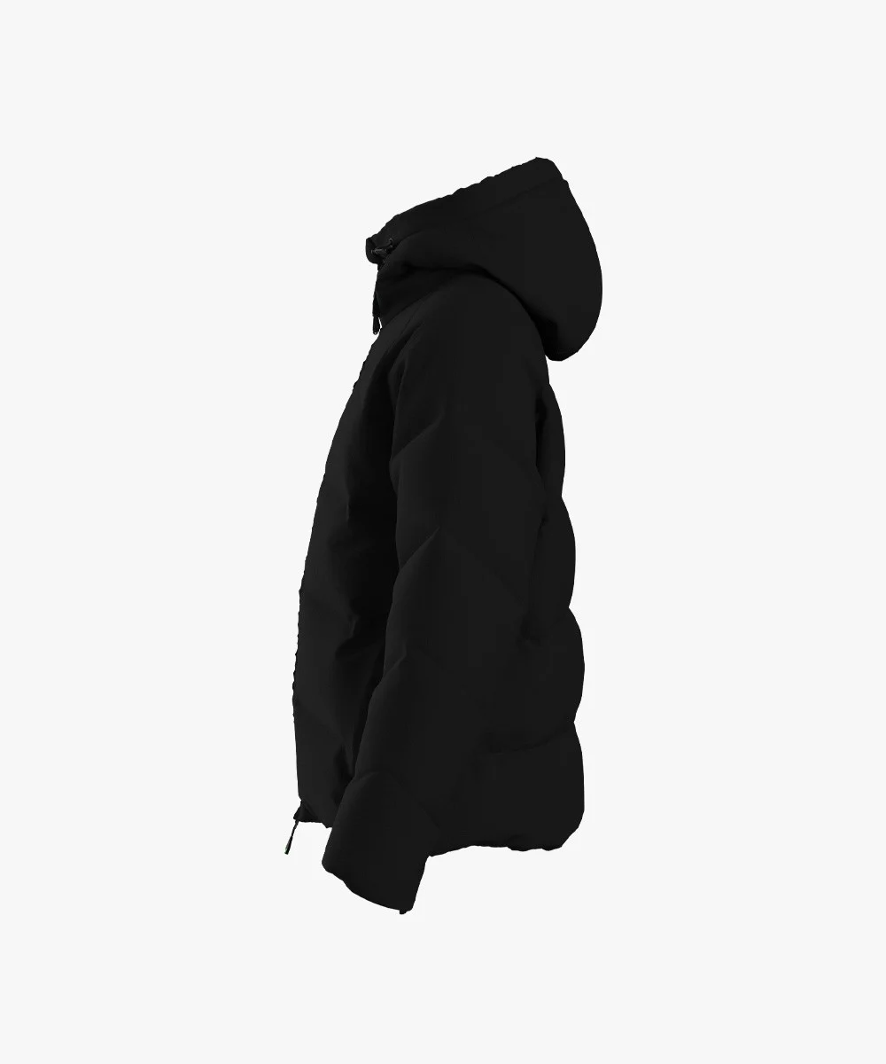 Energiapura Geilo kapucnis bélelt technikai kabát síruha (Black), 3. nézet
