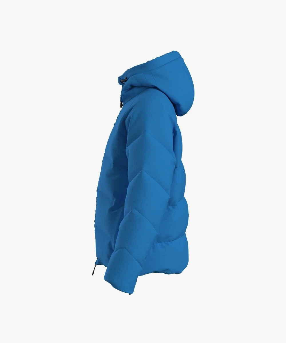 Energiapura Geilo kapucnis bélelt technikai kabát síruha (Turquoise), 3. nézet