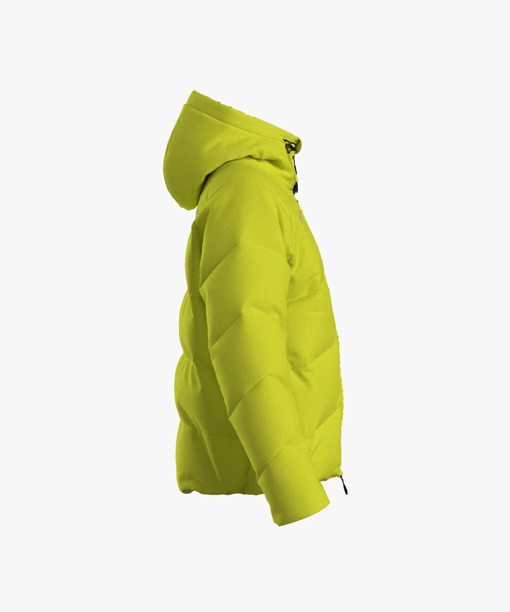 Energiapura Geilo kapucnis bélelt technikai kabát síruha (Acid Green), 3. nézet