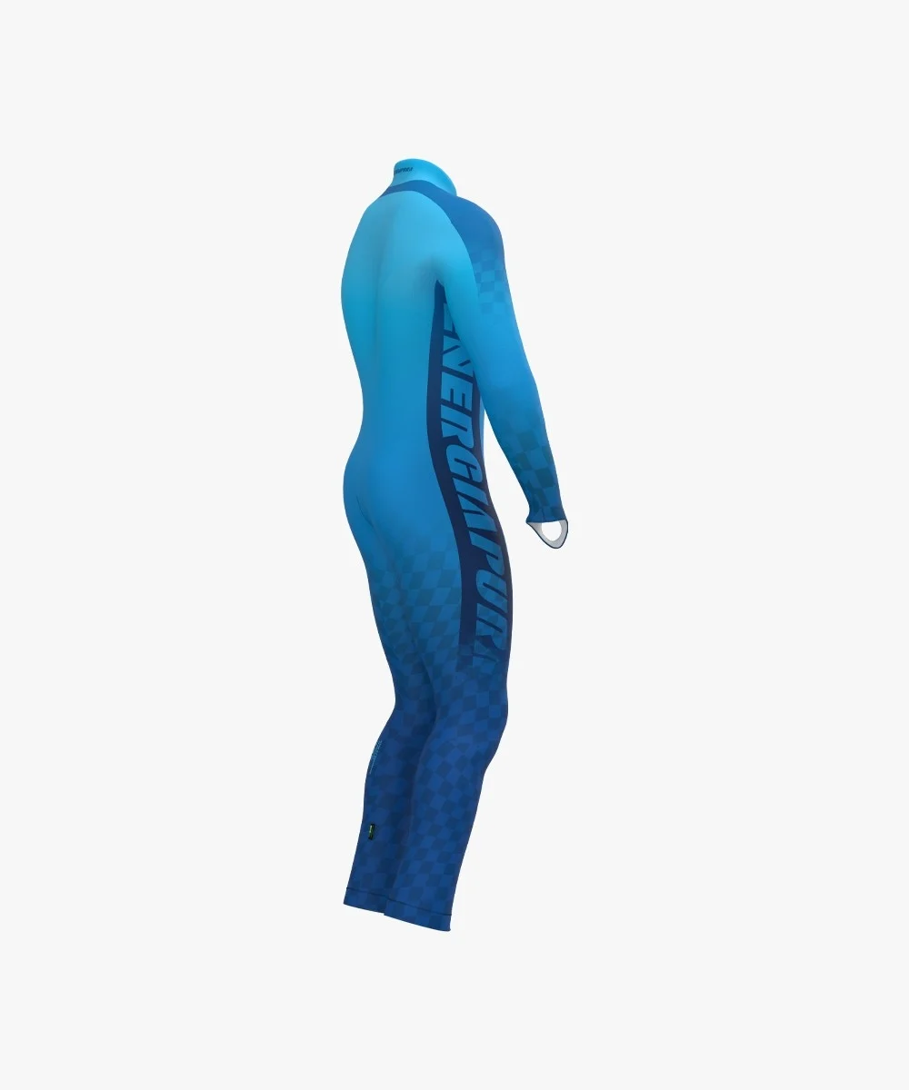 Energiapura Competition versenyruha, Thermic Speed (bélelt) (junior) síruha (Turquoise/Blue), 3. nézet