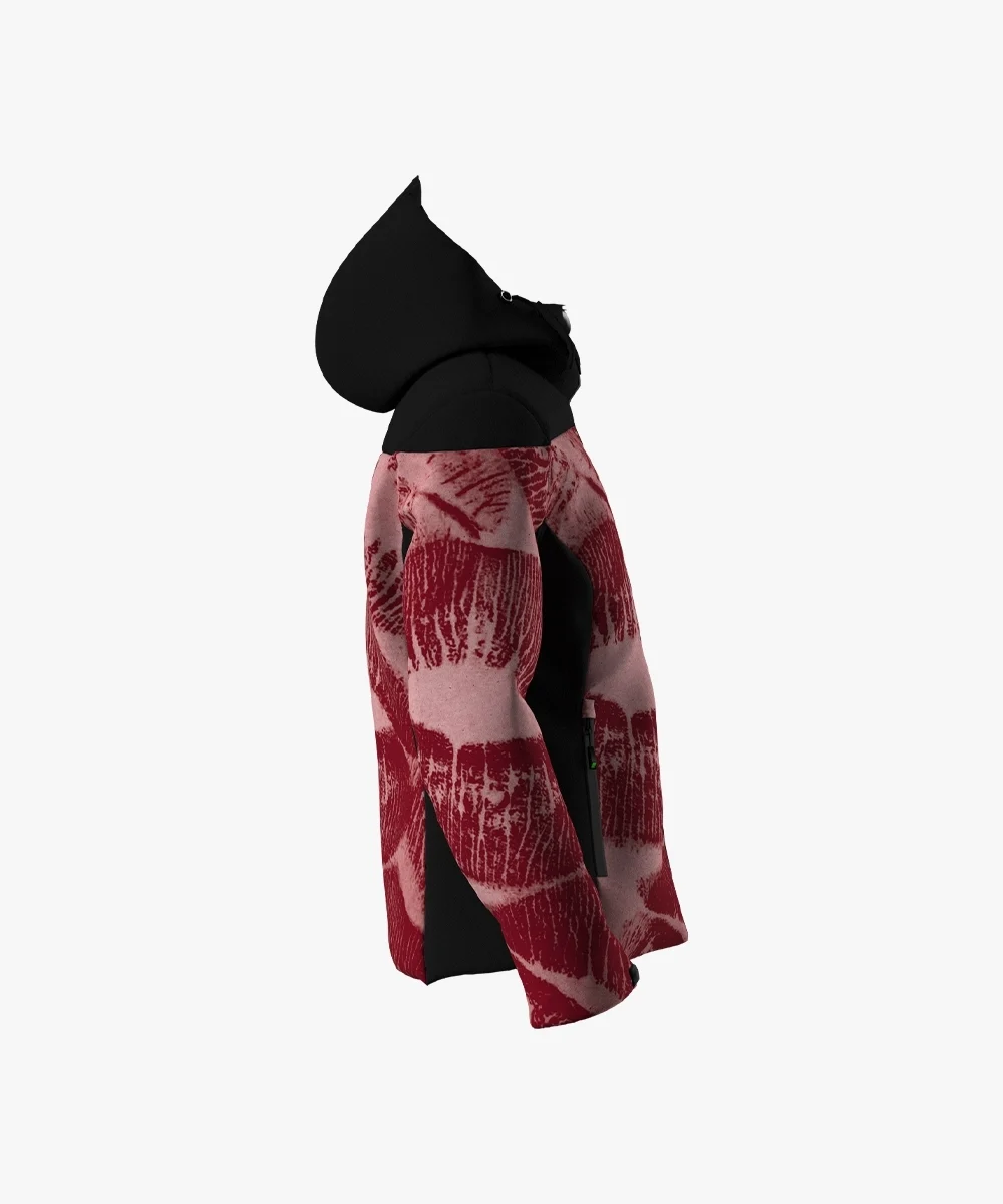 Energiapura Flond kapucnis síkabát (női) síruha (Kisses Red), 3. nézet