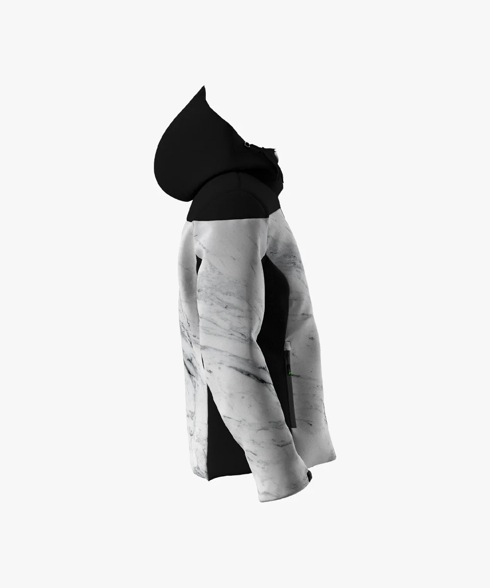 Energiapura Flond kapucnis síkabát (női) síruha (Marble Grey), 3. nézet