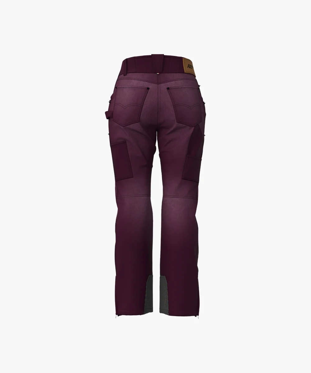 Energiapura Cargo Thin Velvet sínadrág, mintás (felnőtt) síruha (Violet Printed), 2. nézet