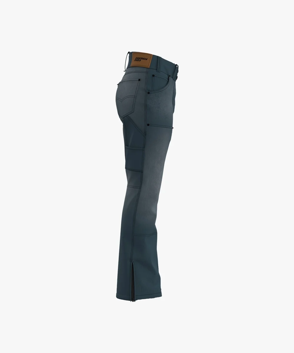 Energiapura Cargo Thin Velvet sínadrág, mintás (felnőtt) síruha (Dark Grey Printed), 3. nézet