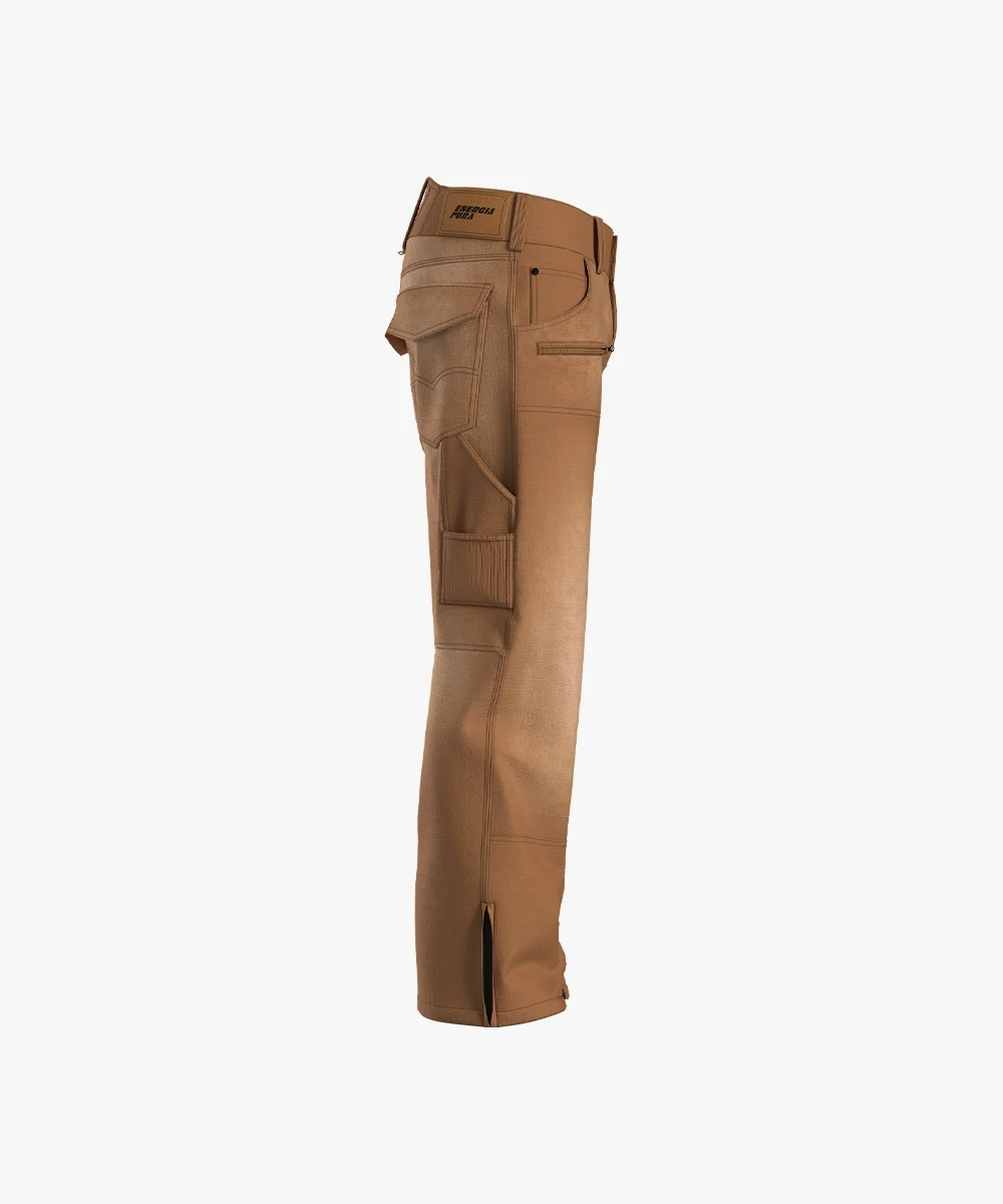 Energiapura Cargo Plus Thin Velvet sínadrág, mintás (felnőtt) síruha (Light Brown), 3. nézet