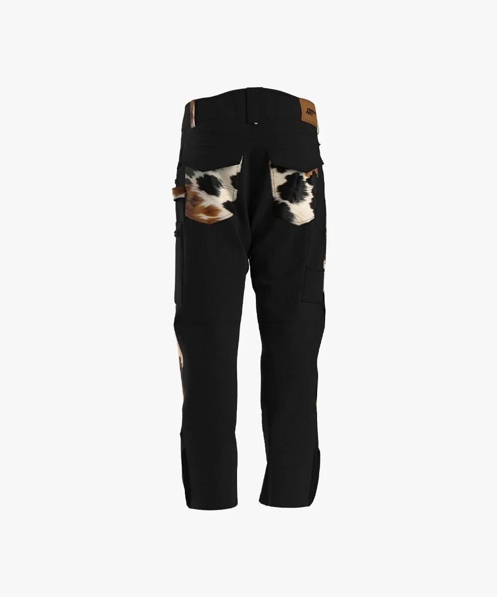 Energiapura Cargo Plus Thin Velvet sínadrág, Animalier (felnőtt) síruha (Black/Animalier), 2. nézet