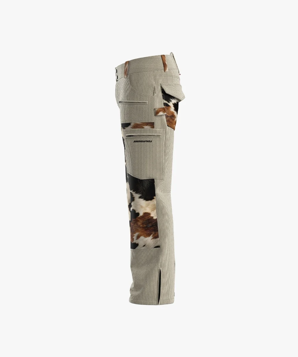 Energiapura Cargo Plus Thin Velvet sínadrág, Animalier (felnőtt) síruha (Sand/Animalier), 4. nézet