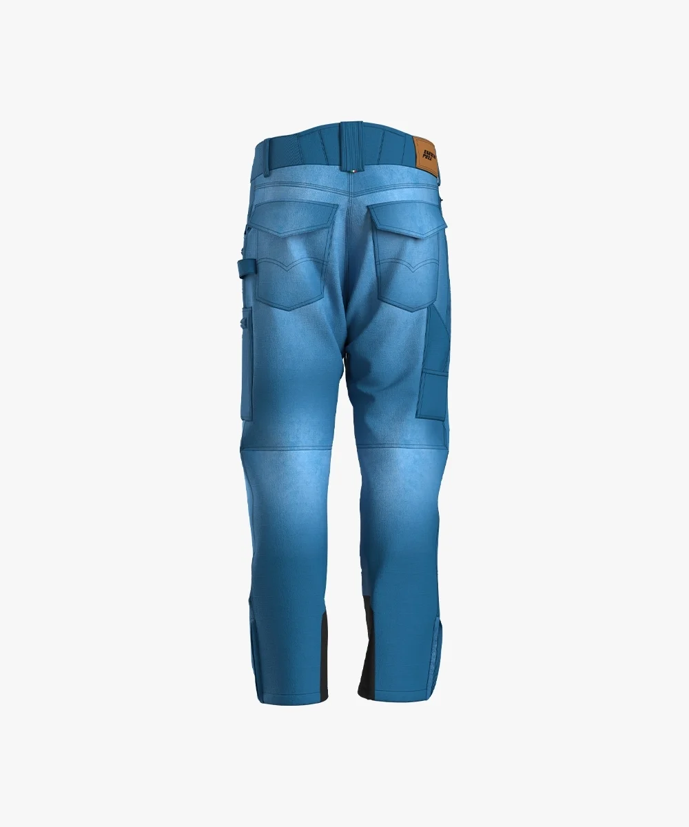 Energiapura Cargo Plus Thin Velvet sínadrág, mintás (felnőtt) síruha (Light Blue), 2. nézet