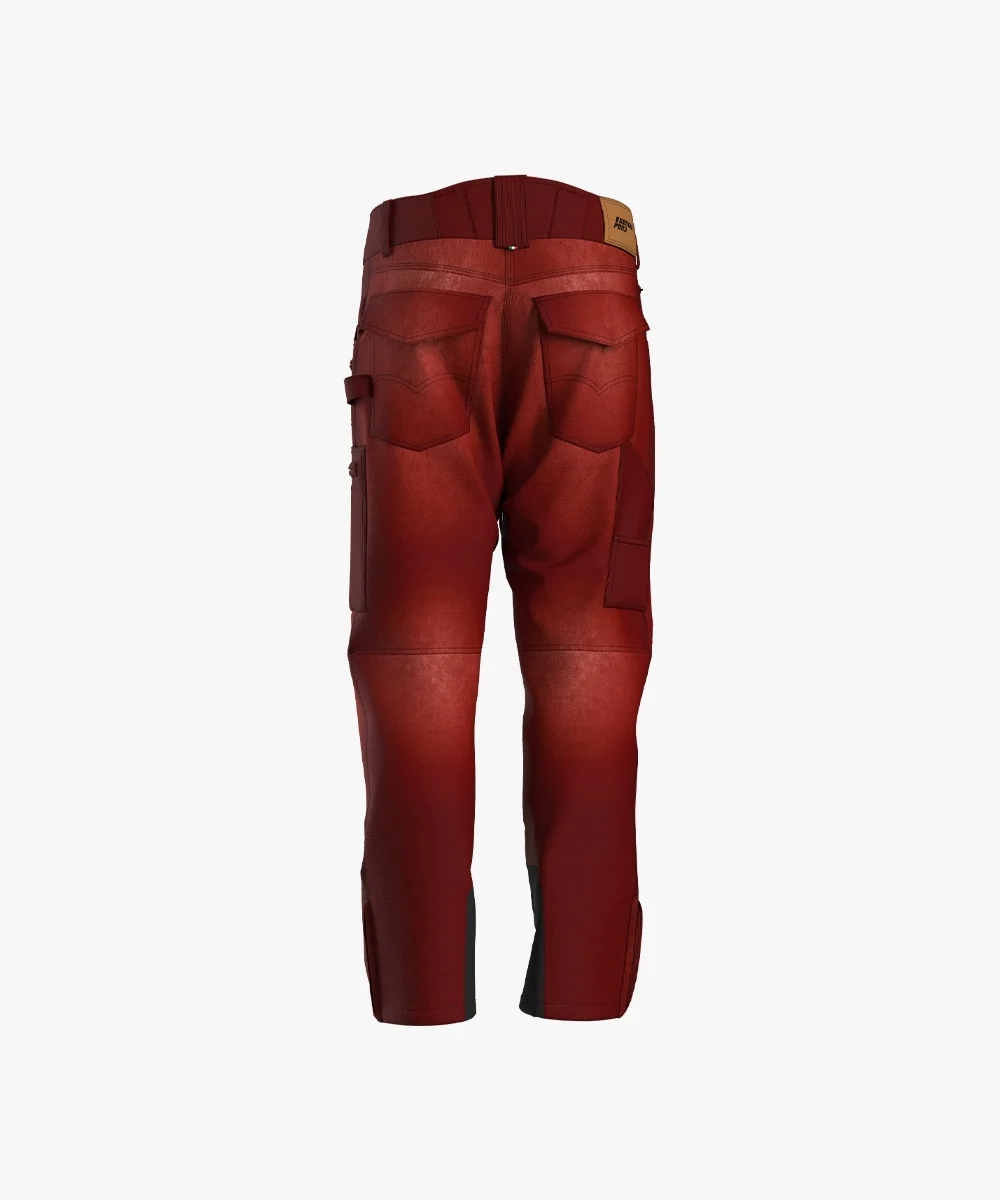 Energiapura Cargo Plus Thin Velvet sínadrág, mintás (felnőtt) síruha (Bordeaux), 2. nézet