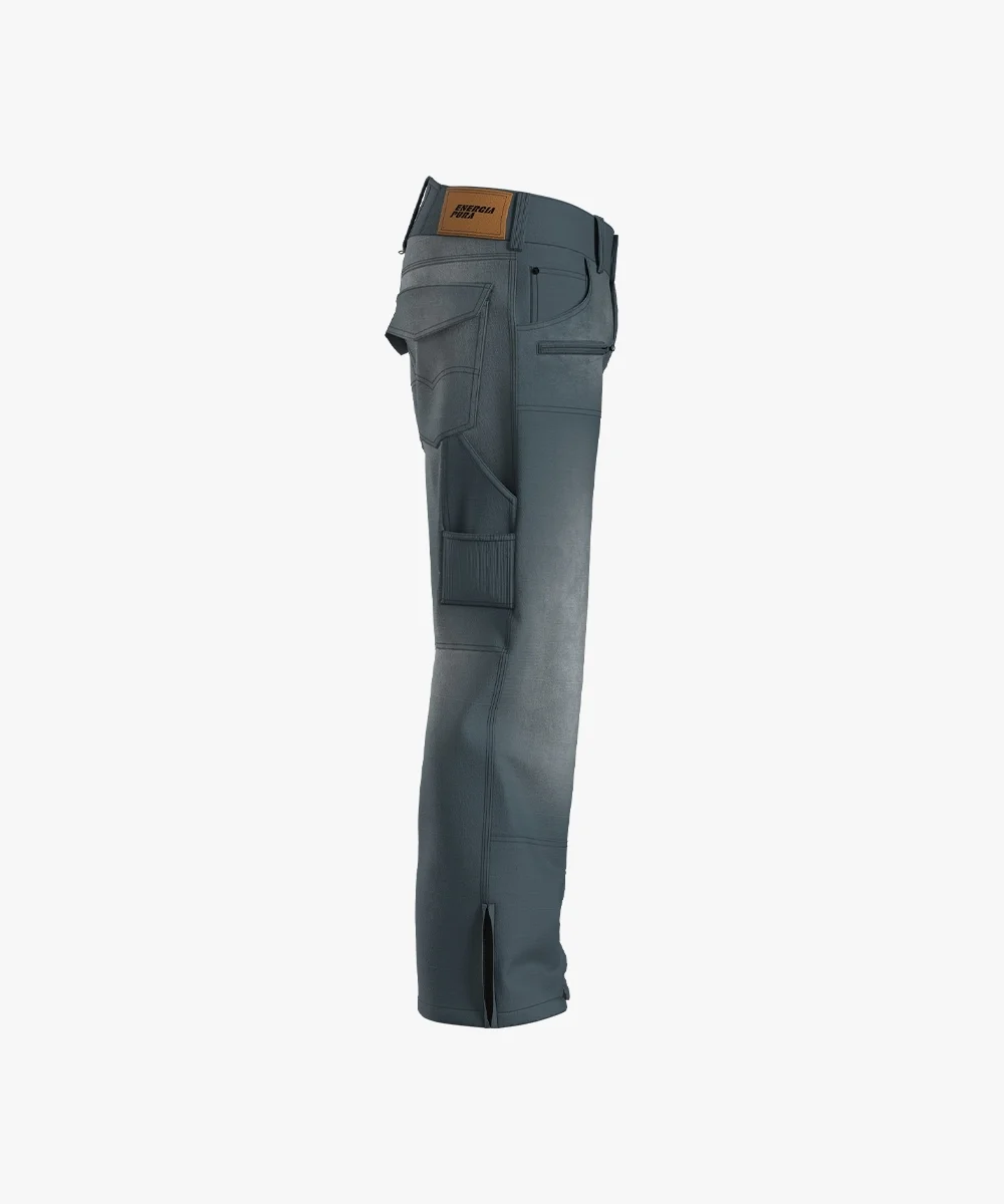 Energiapura Cargo Plus Thin Velvet sínadrág, mintás (felnőtt) síruha (Dark Grey), 3. nézet