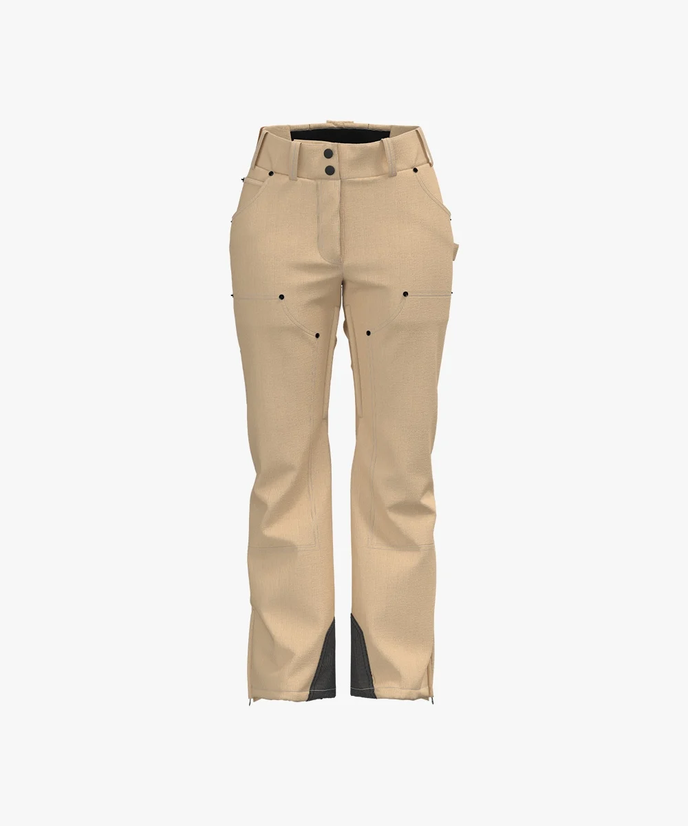 Energiapura Thin Velvet cargo nadrág (női) síruha (Sand), 1. nézet