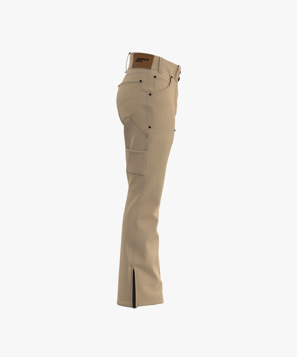 Energiapura Thin Velvet cargo nadrág (női) síruha (Sand), 3. nézet