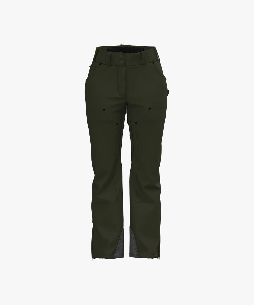 Energiapura Thin Velvet cargo nadrág (női) síruha (Military Green), 1. nézet