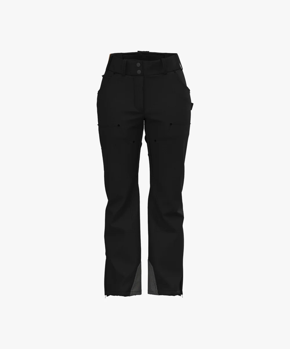 Energiapura Thin Velvet cargo nadrág (női) síruha (Black), 1. nézet
