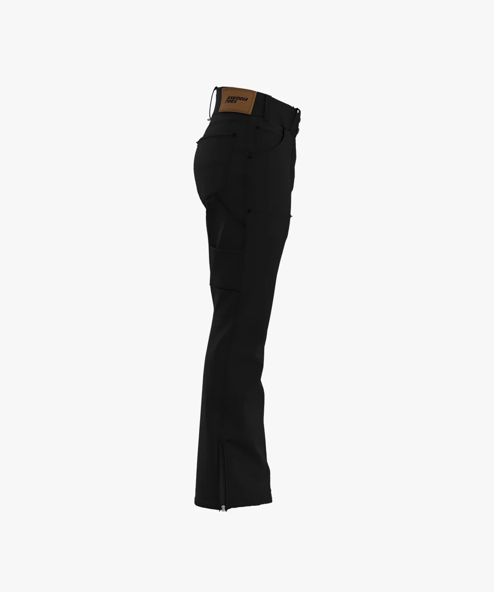 Energiapura Thin Velvet cargo nadrág (női) síruha (Black), 3. nézet