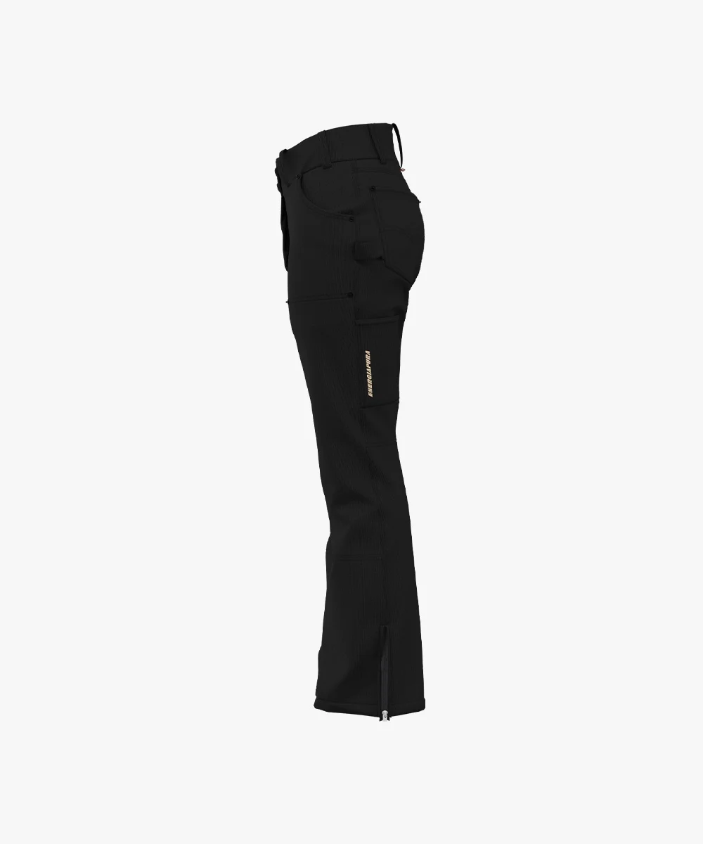 Energiapura Thin Velvet cargo nadrág (női) síruha (Black), 4. nézet