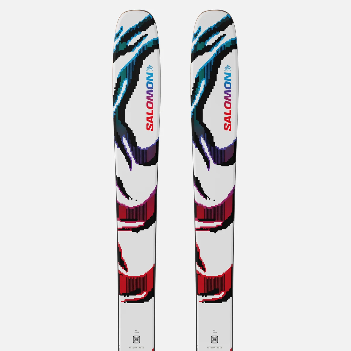 Salomon S/LAB QST BLANK síléc (White / Blue / Red), 4. nézet
