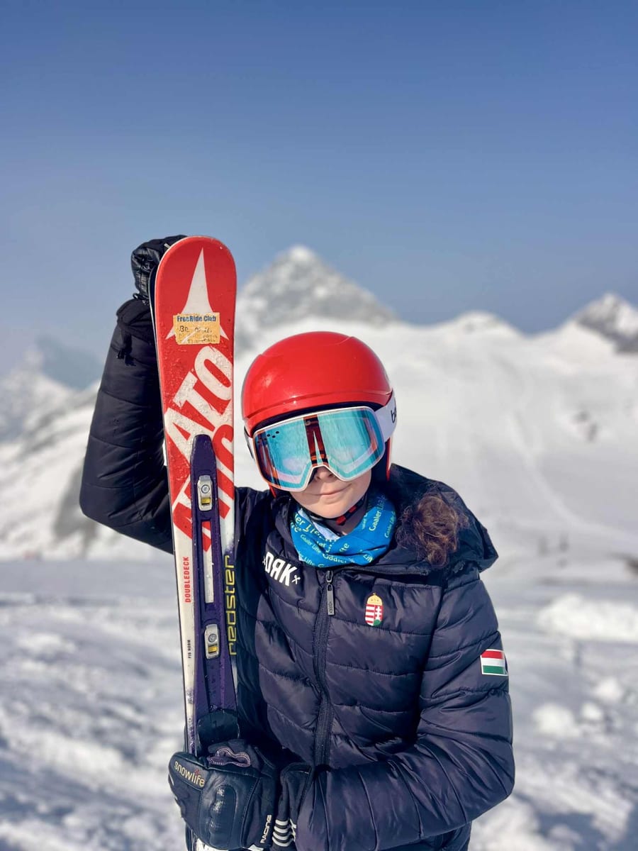 Iglódi Frida, a FreeRide Club versenyzője